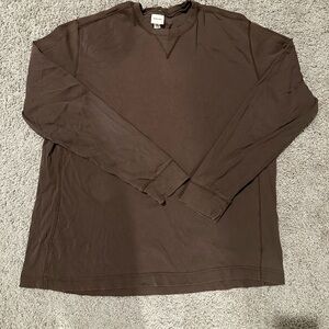 Brown long sleeve shirt